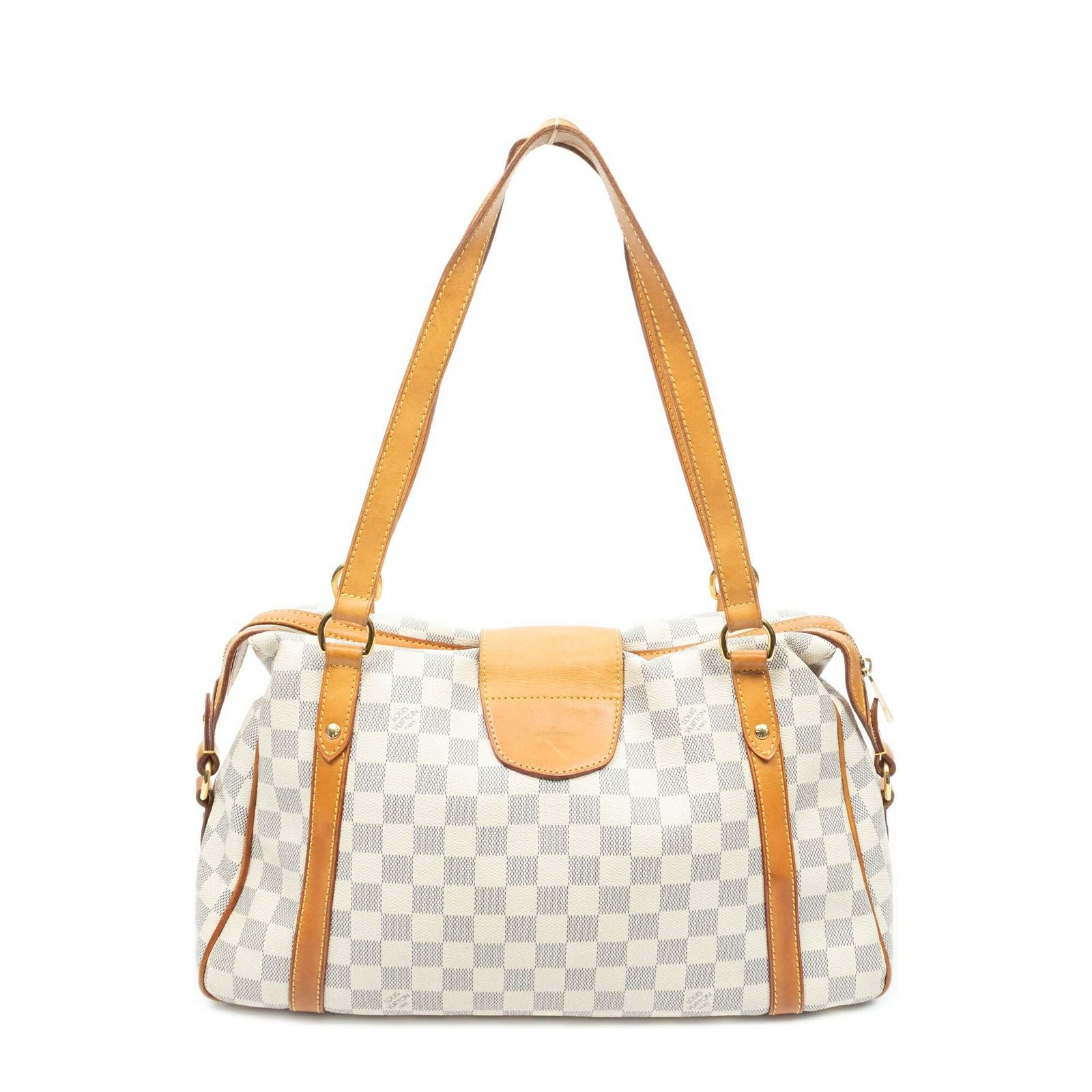 Louis Vuitton Streza Ivory Damier Azur Shoulder Bag — view 5