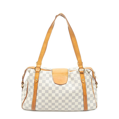 Louis Vuitton Streza Ivory Damier Azur Shoulder Bag — view 5