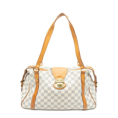Louis Vuitton Streza Ivory Damier Azur Shoulder Bag