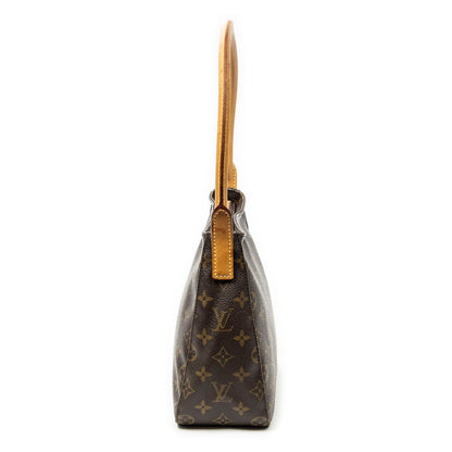 Louis Vuitton Looping Brown Monogram Canvas Shoulder Bag — view 4