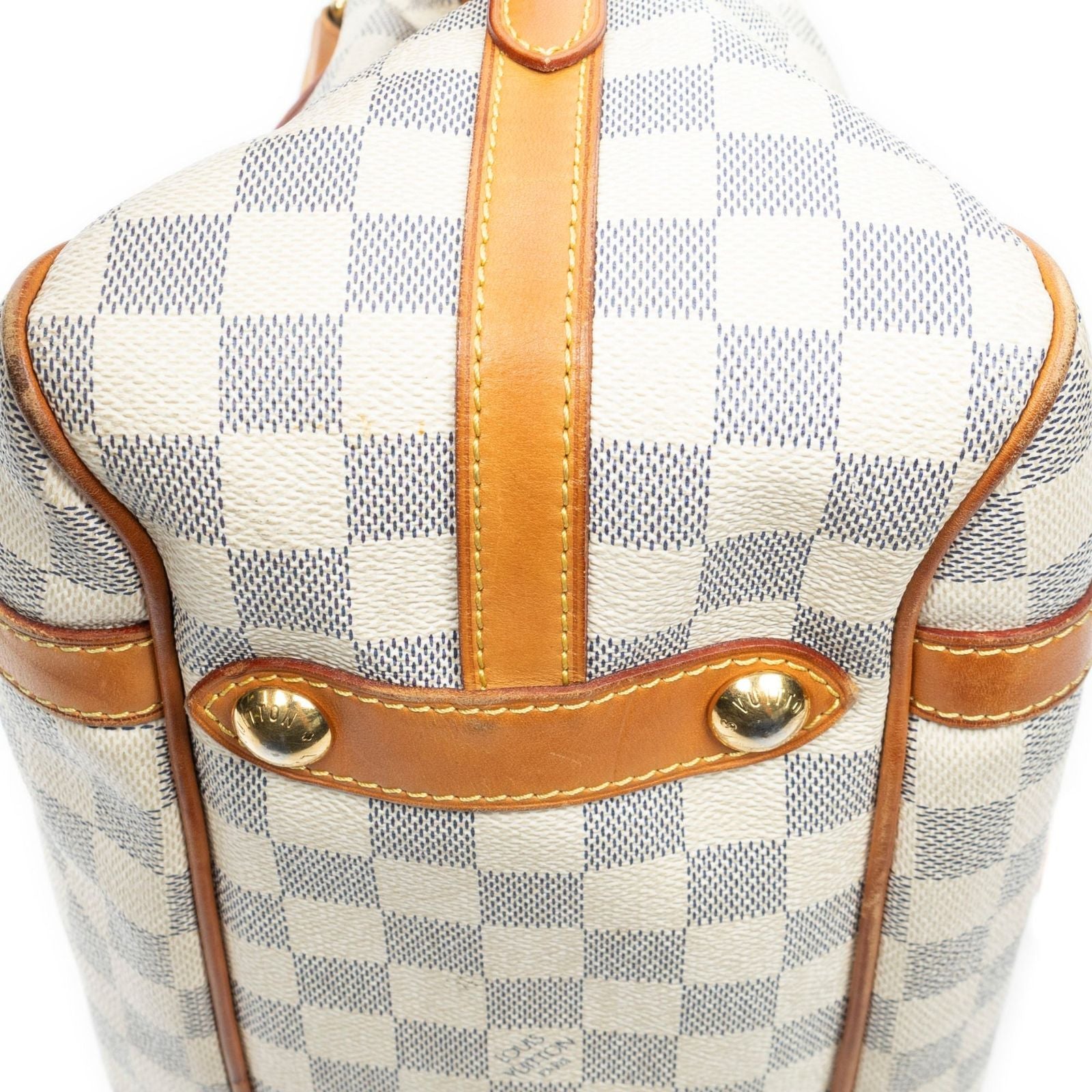 Louis Vuitton Streza Ivory Damier Azur Shoulder Bag — view 7