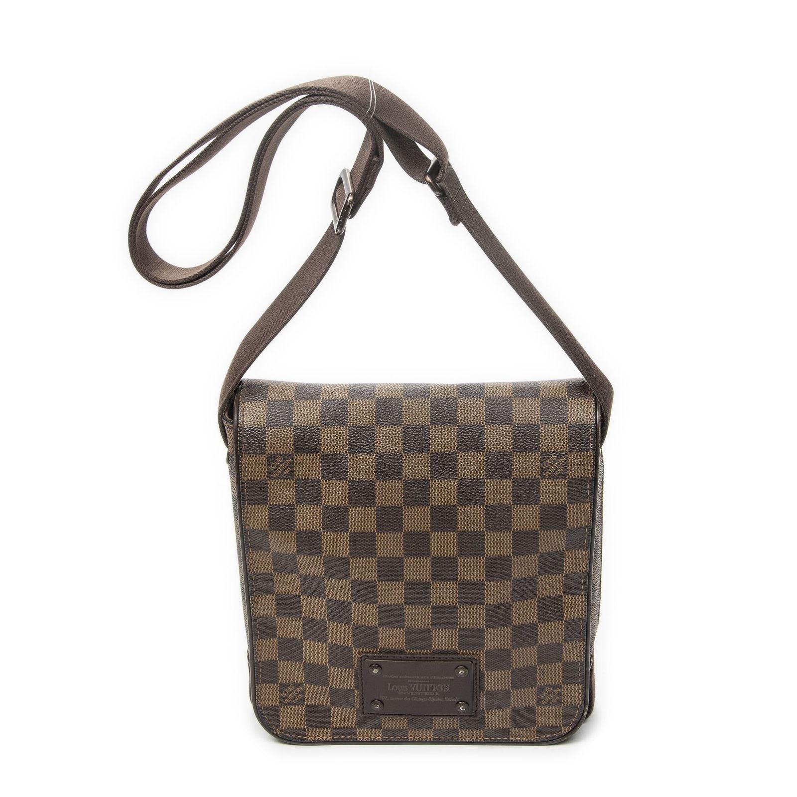 Louis Vuitton Brooklyn Brown Damier Ebene Shoulder Bag