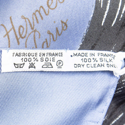 Hermes Scarf Blue — view 5