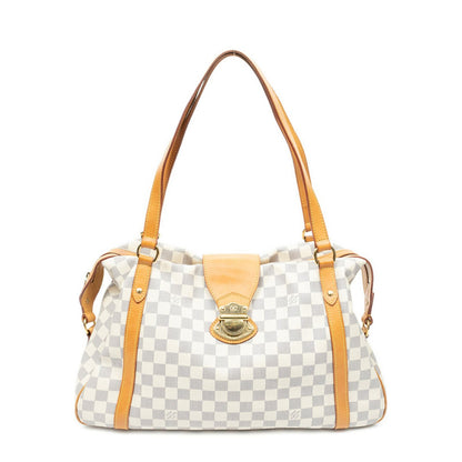 Louis Vuitton Streza Ivory Damier Azur Shoulder Bag