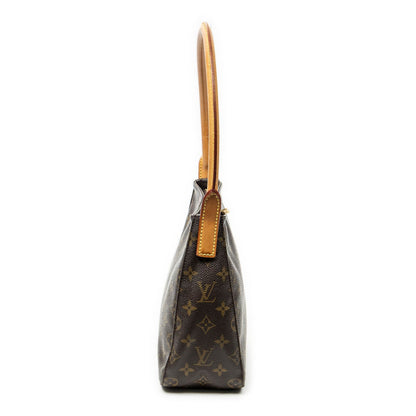 Louis Vuitton Looping Brown Monogram Canvas Shoulder Bag — view 4