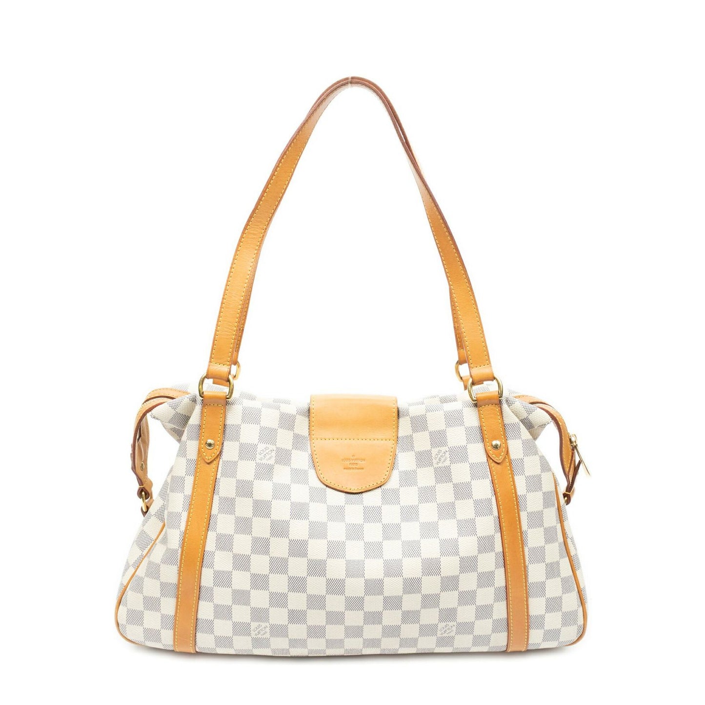 Louis Vuitton Streza Ivory Damier Azur Shoulder Bag — view 5