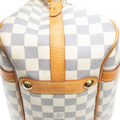 Louis Vuitton Streza Ivory Damier Azur Shoulder Bag — view 8