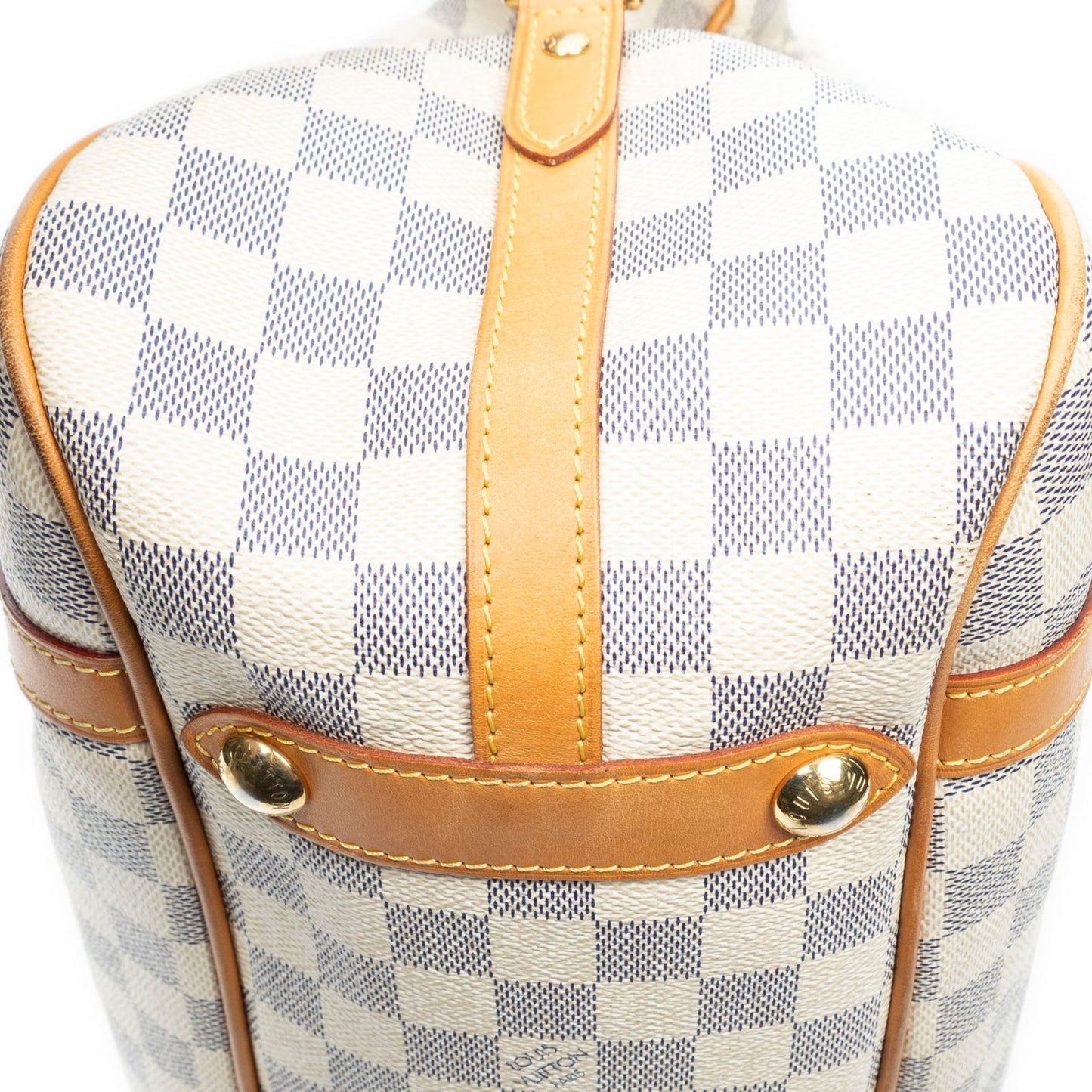 Louis Vuitton Streza Ivory Damier Azur Shoulder Bag — view 7