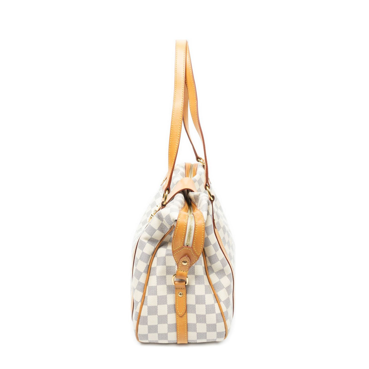 Louis Vuitton Streza Ivory Damier Azur Shoulder Bag — view 3