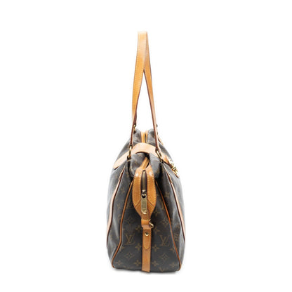 Louis Vuitton Streza Brown Monogram Canvas Shoulder Bag — view 4