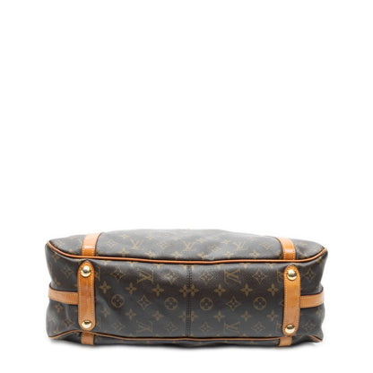 Louis Vuitton Streza Brown Monogram Canvas Shoulder Bag — view 6