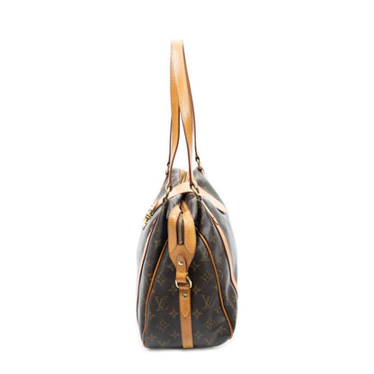Louis Vuitton Streza Brown Monogram Canvas Shoulder Bag — view 3
