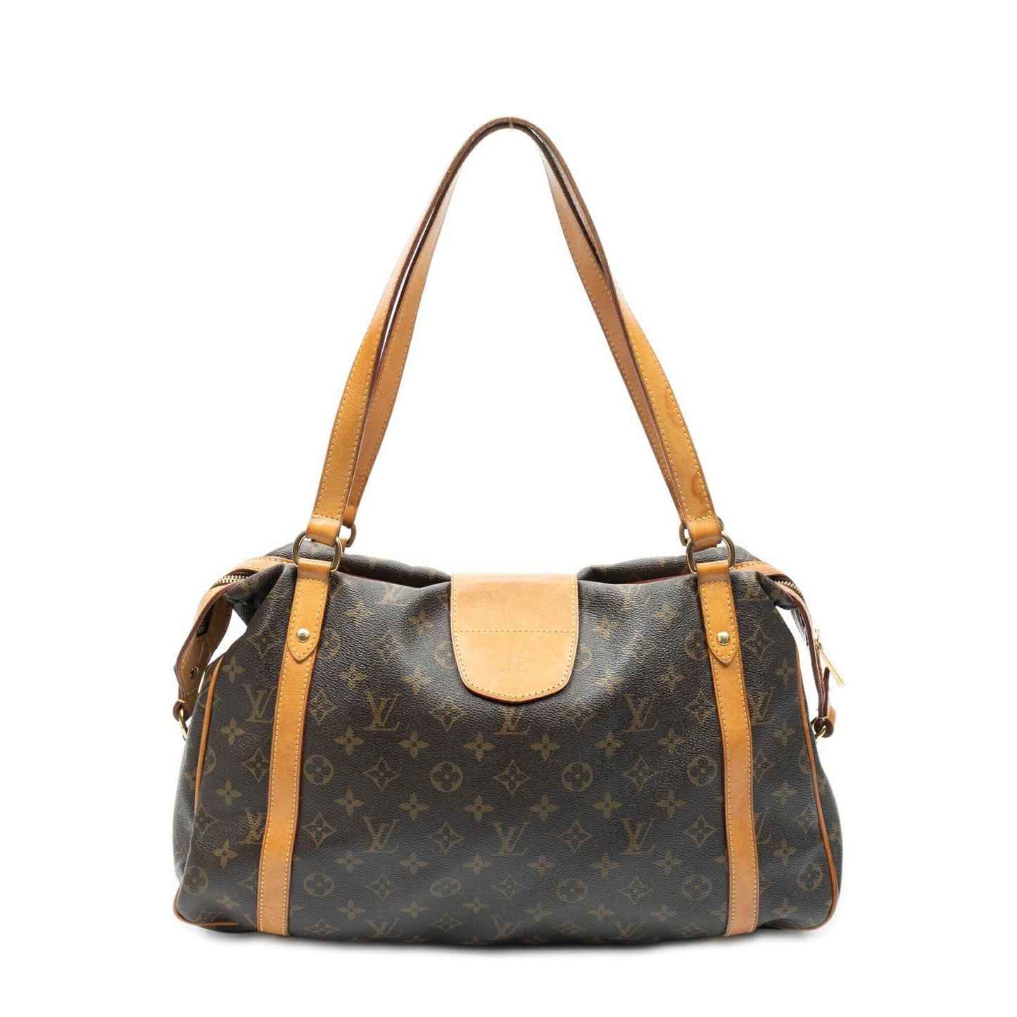Louis Vuitton Streza Brown Monogram Canvas Shoulder Bag — view 5