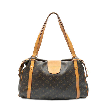 Louis Vuitton Streza Brown Monogram Canvas Shoulder Bag — view 5