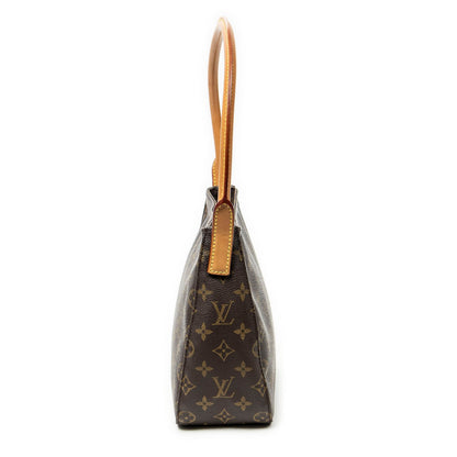 Louis Vuitton Looping Brown Monogram Canvas Shoulder Bag — view 4