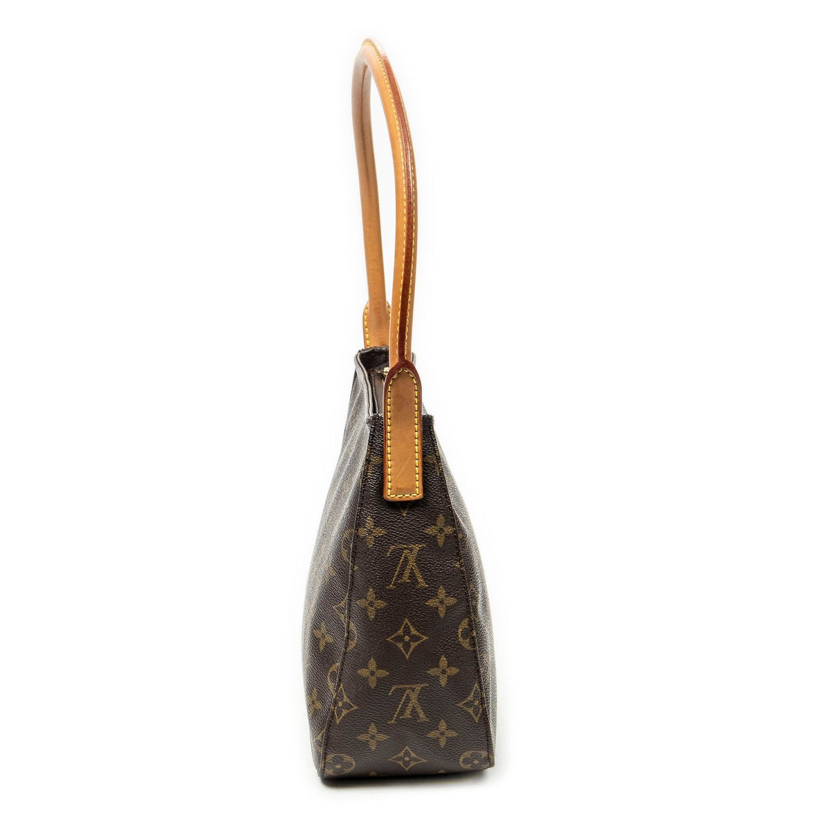 Louis Vuitton Looping Brown Monogram Canvas Shoulder Bag — view 3