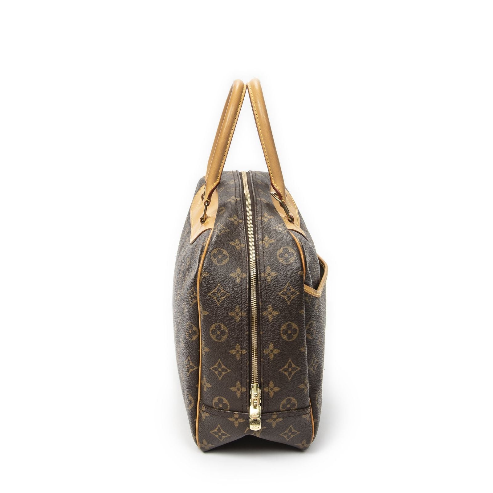 Louis Vuitton Deauville Brown Monogram Canvas Handbag — view 4