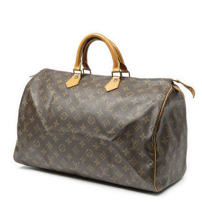 Louis Vuitton Speedy Brown Monogram Canvas Handbag — view 2