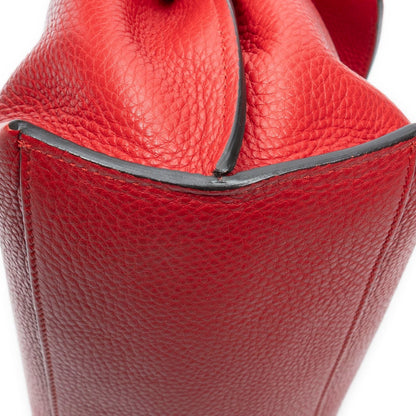 Gucci Medium Floral Bamboo Top Handle Red Gray Leather Handbag — view 8