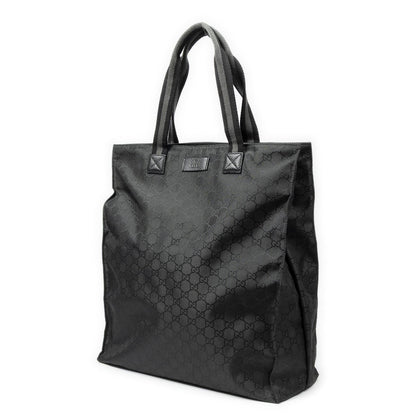 Gucci Vertical Tote Black GG Nylon Canvas — view 2