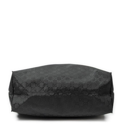 Gucci Vertical Tote Black GG Nylon Canvas — view 6