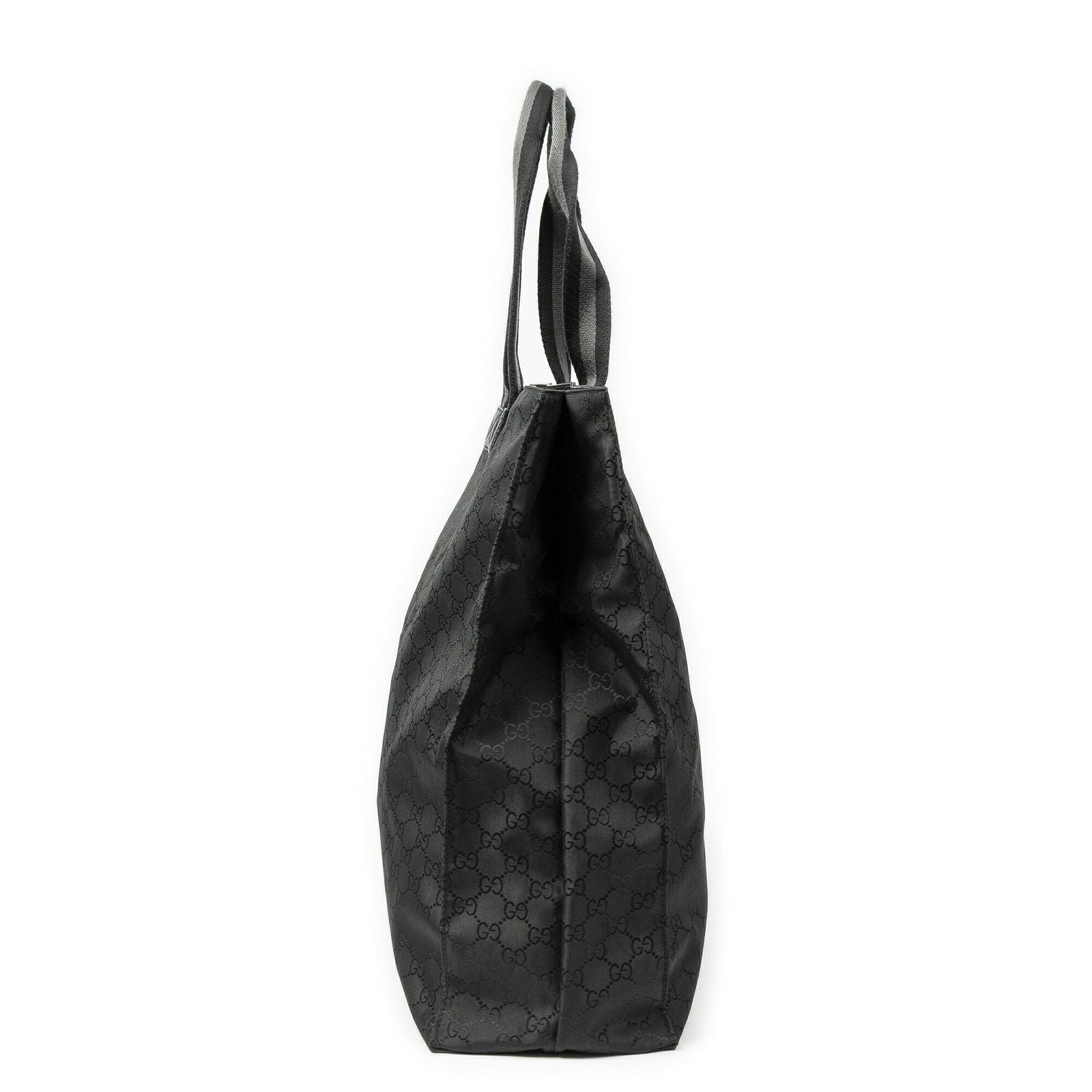 Gucci Vertical Tote Black GG Nylon Canvas — view 3