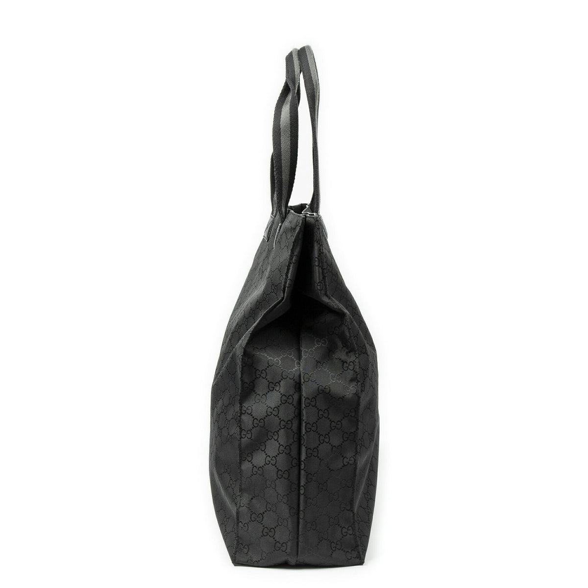 Gucci Vertical Tote Black GG Nylon Canvas — view 4