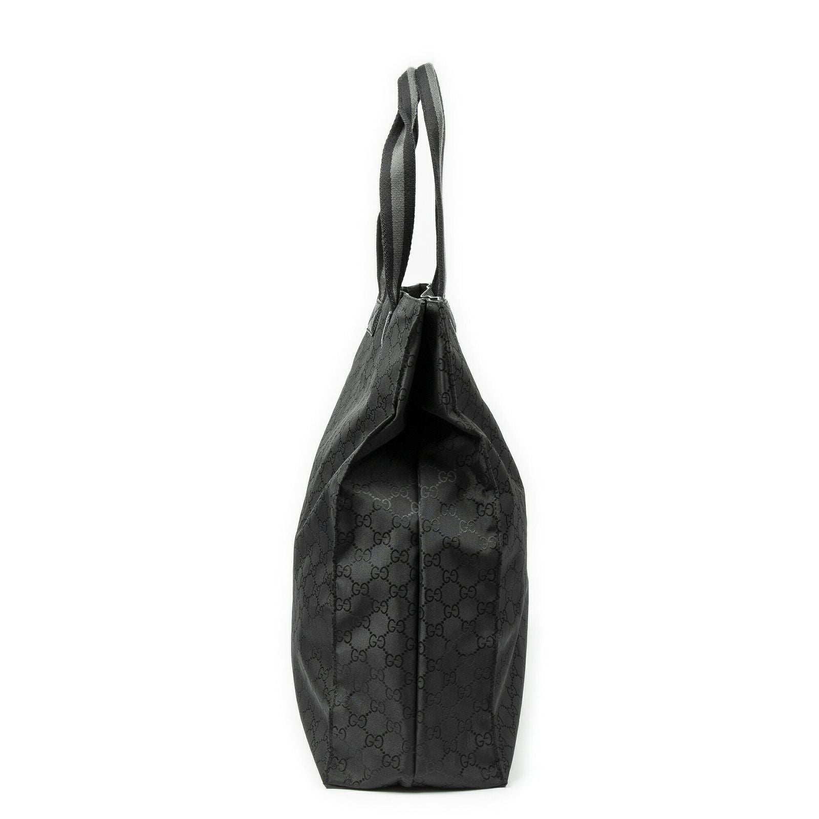 Gucci Vertical Tote Black GG Nylon Canvas — view 4