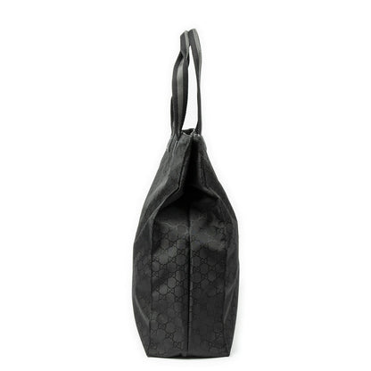 Gucci Vertical Tote Black GG Nylon Canvas — view 4