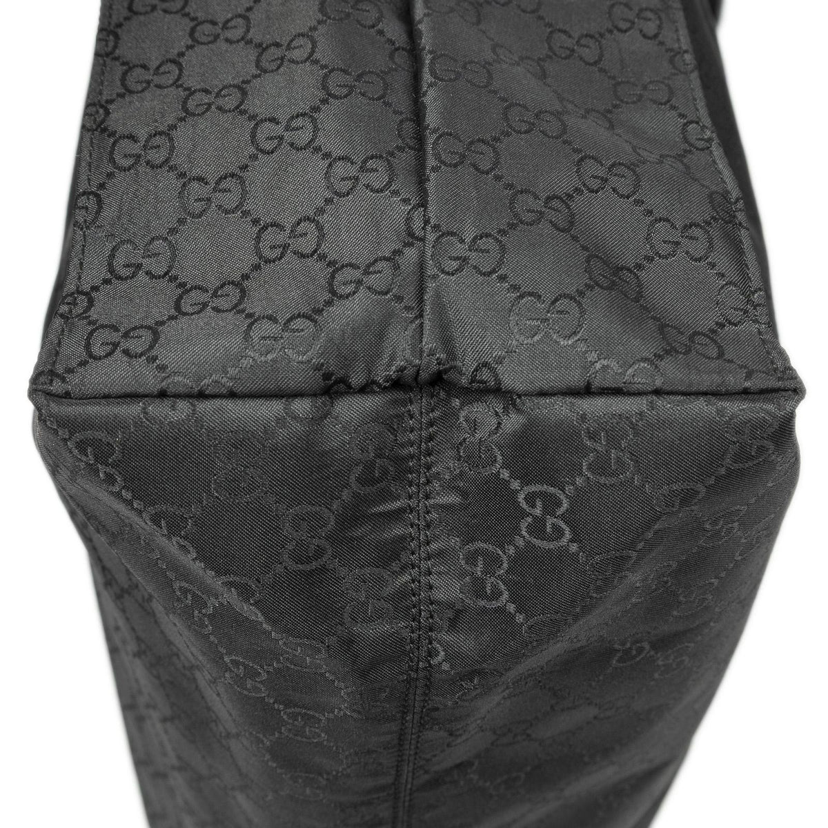Gucci Vertical Tote Black GG Nylon Canvas — view 7