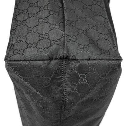 Gucci Vertical Tote Black GG Nylon Canvas — view 7
