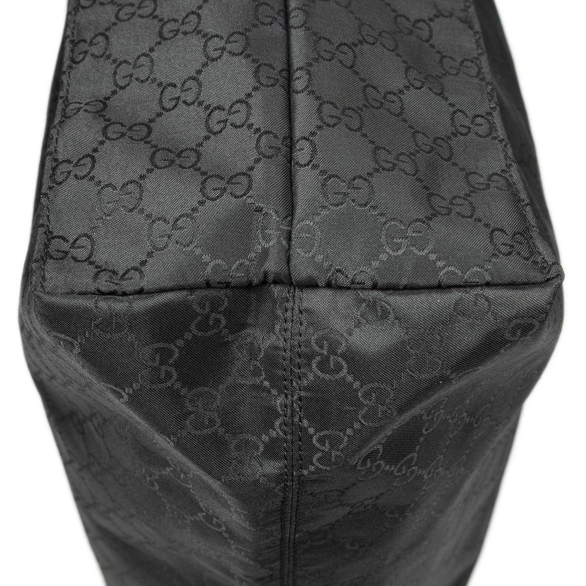 Gucci Vertical Tote Black GG Nylon Canvas — view 8