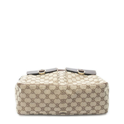 Gucci Medium Abbey Pocket Hobo Beige Brown GG Canvas — view 6