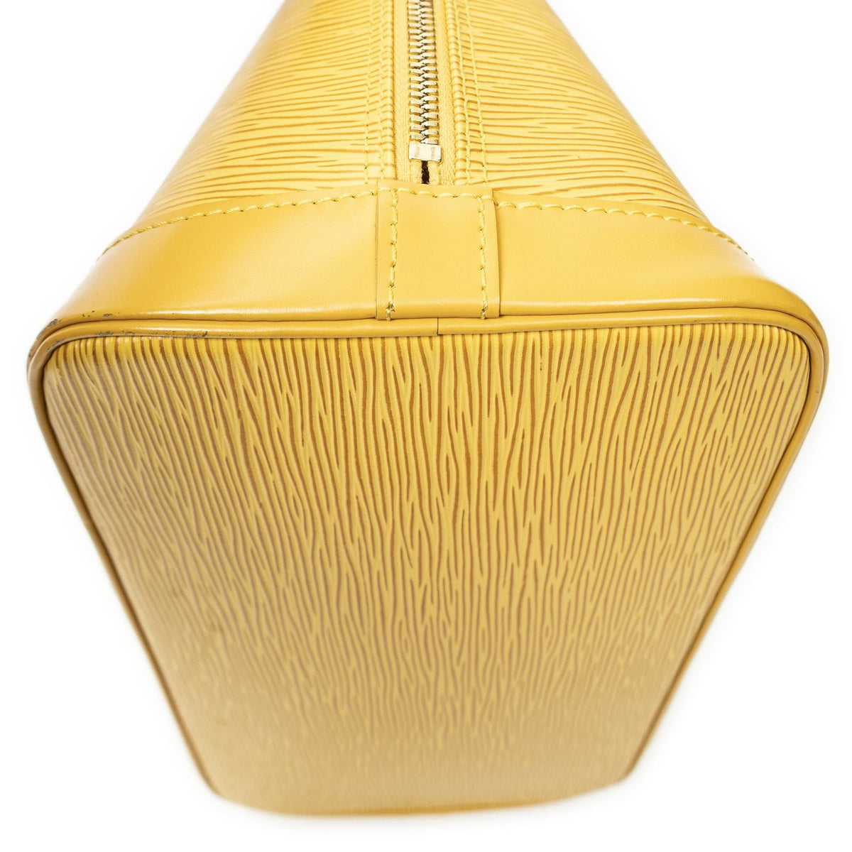 Louis Vuitton Alma Yellow Epi Handbag — view 7