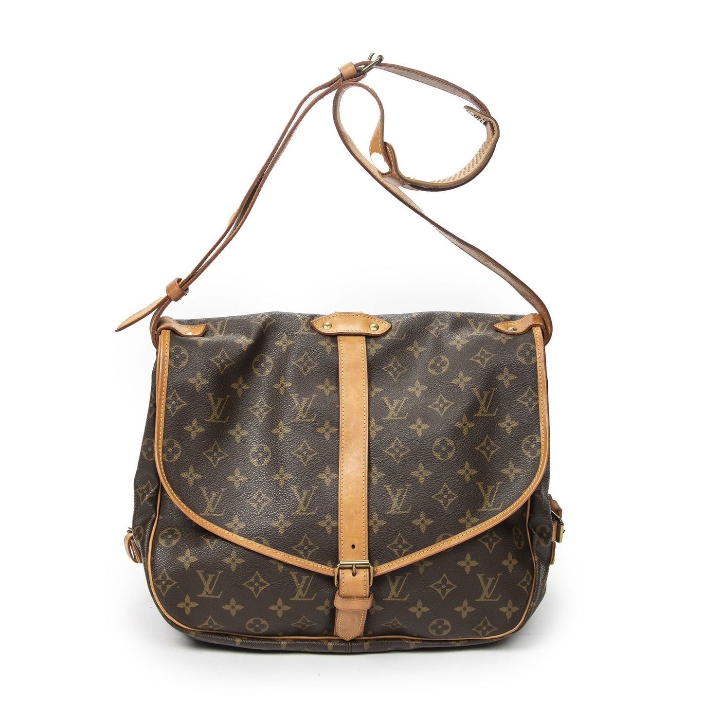 Louis Vuitton Saumur Brown Monogram Canvas Crossbody
