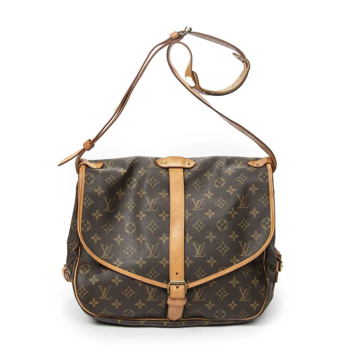 Louis Vuitton Saumur Brown Monogram Canvas Crossbody