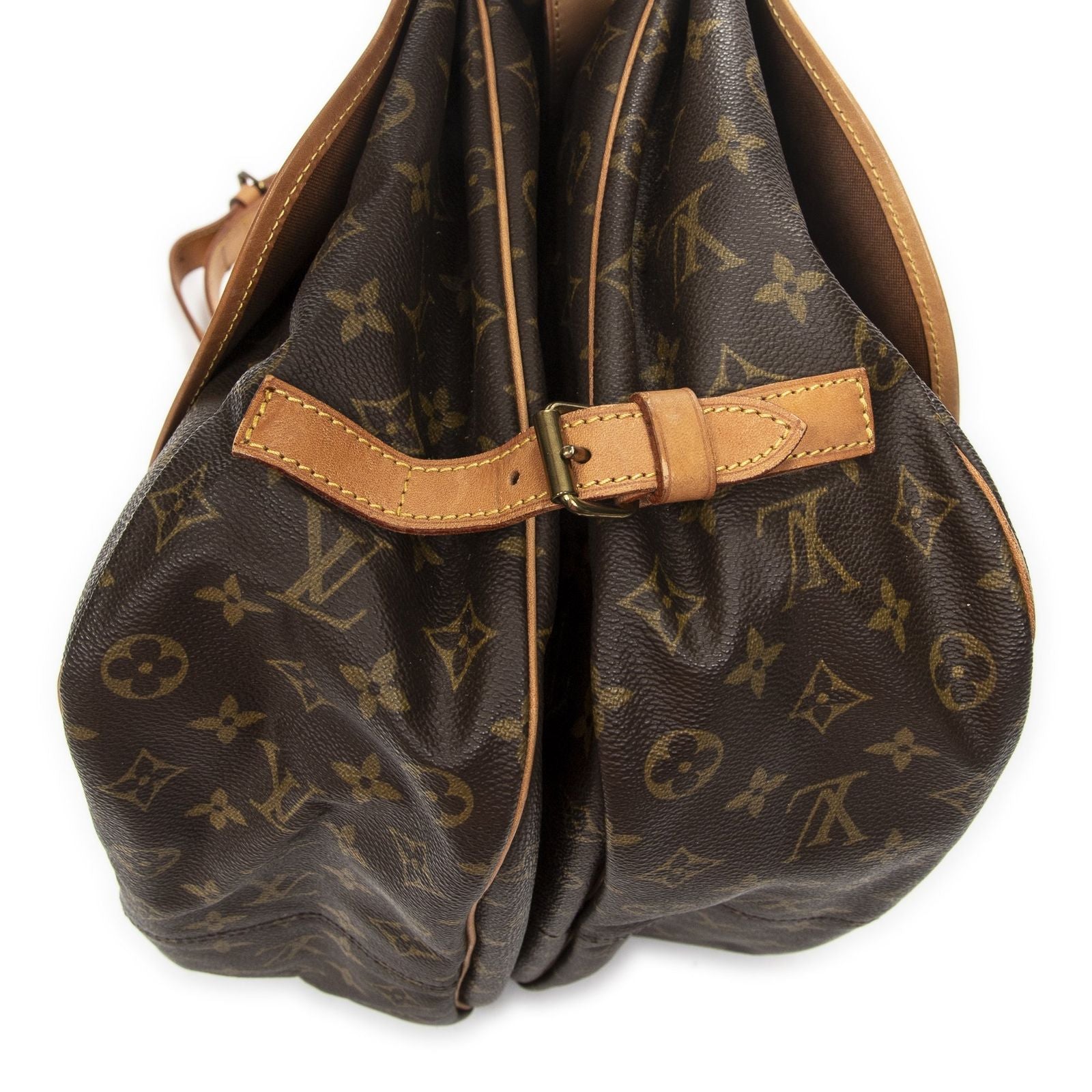 Louis Vuitton Saumur Brown Monogram Canvas Crossbody — view 7
