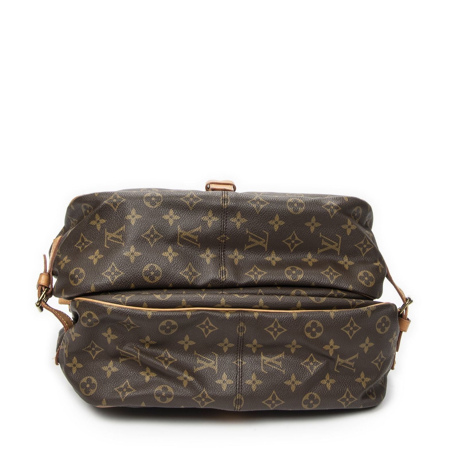Louis Vuitton Saumur Brown Monogram Canvas Crossbody — view 6