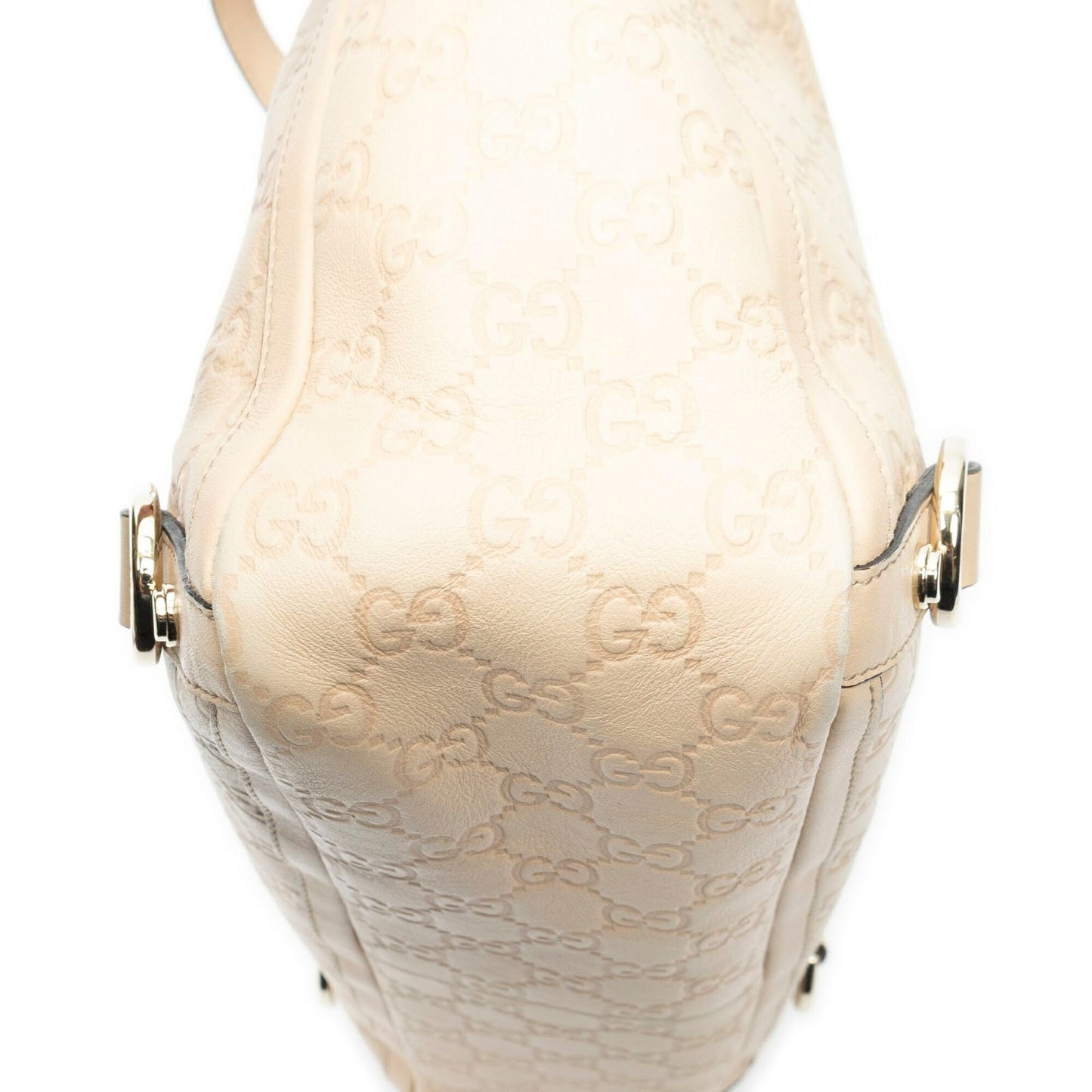 Gucci Medium Abbey D Ring Tote Light Beige Guccissima — view 8