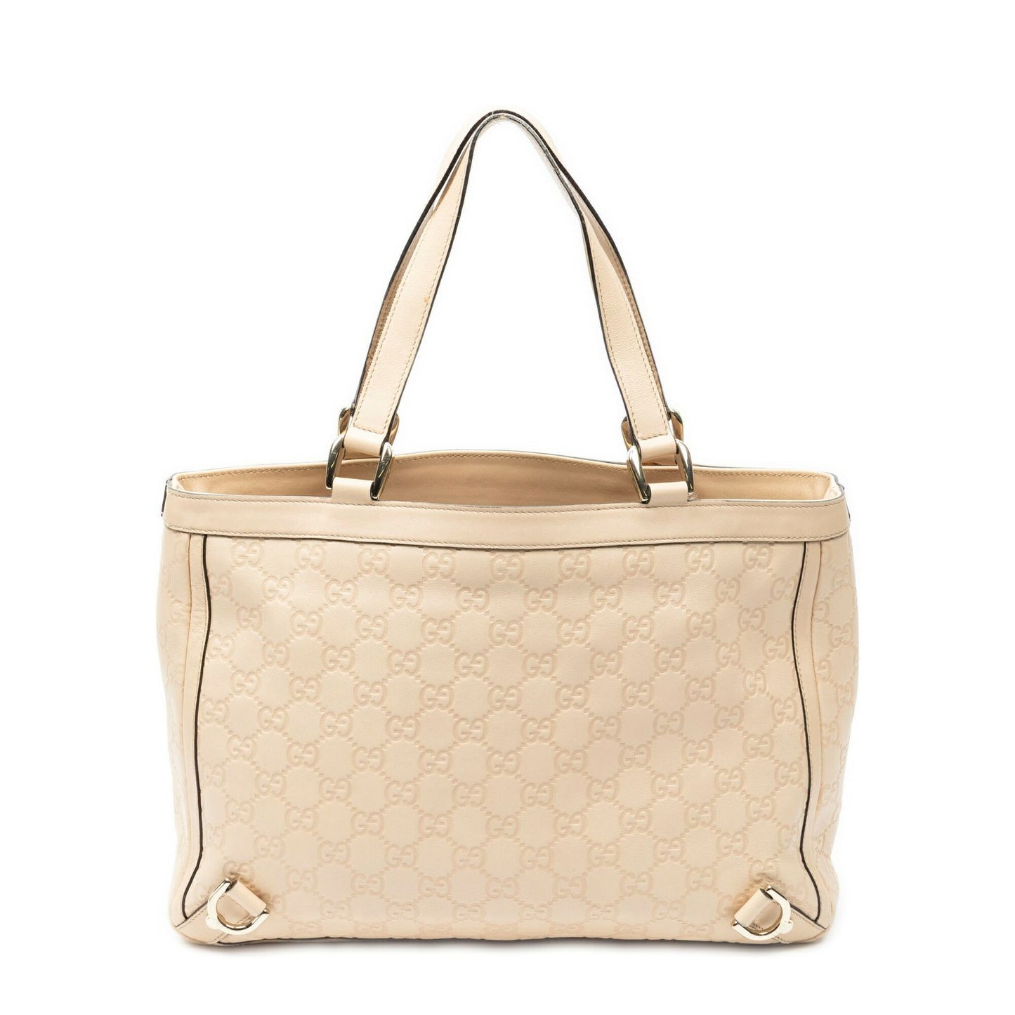 Gucci Medium Abbey D Ring Tote Light Beige Guccissima — view 5