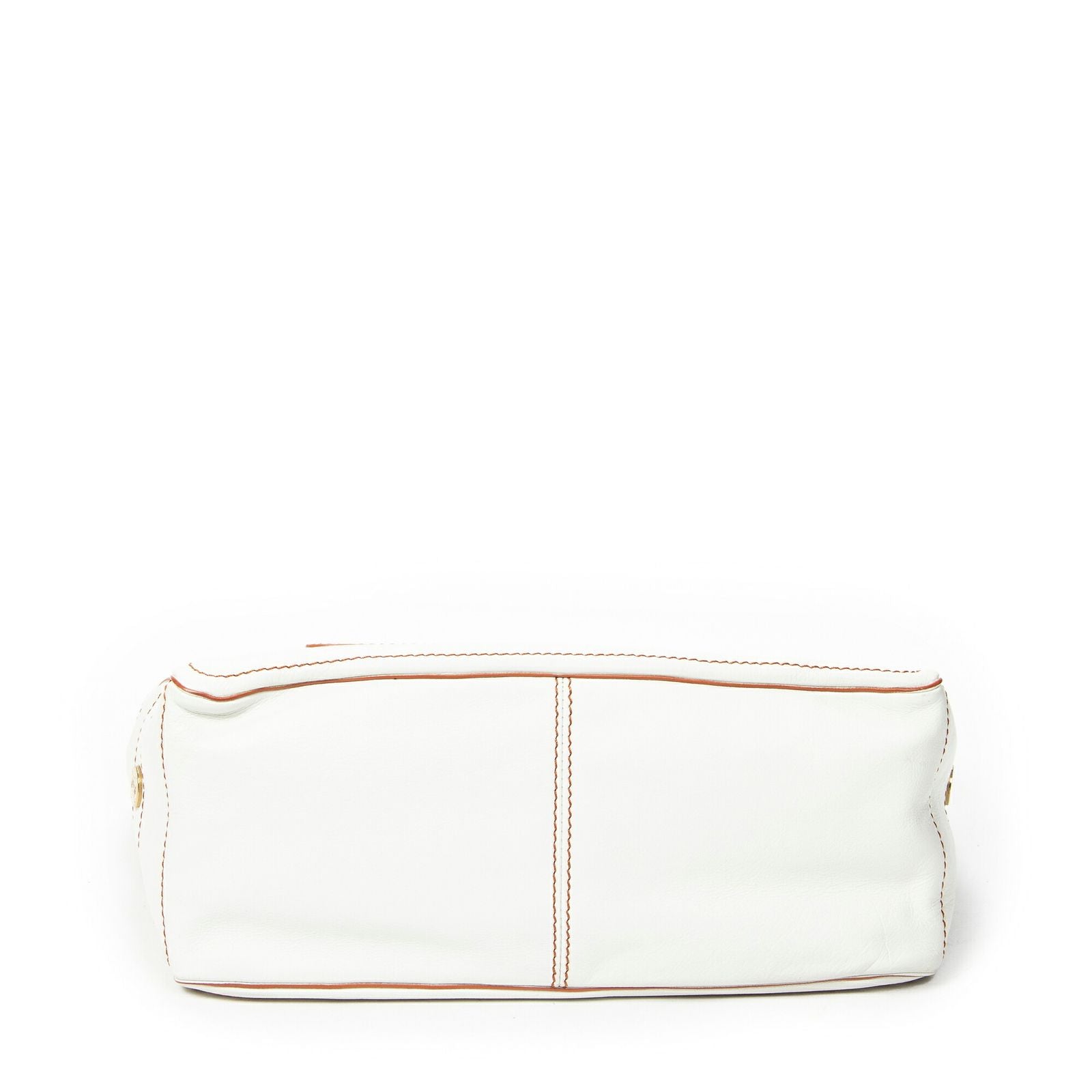 Celine Boogie Bag Ivory Calfskin Leather — view 6