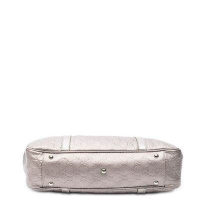 Gucci Twins Tote Metallic Pink Guccissima — view 6