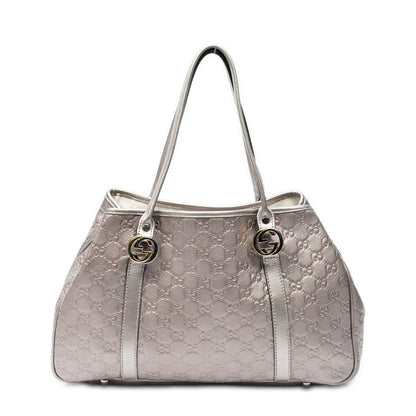 Gucci Twins Tote Metallic Pink Guccissima