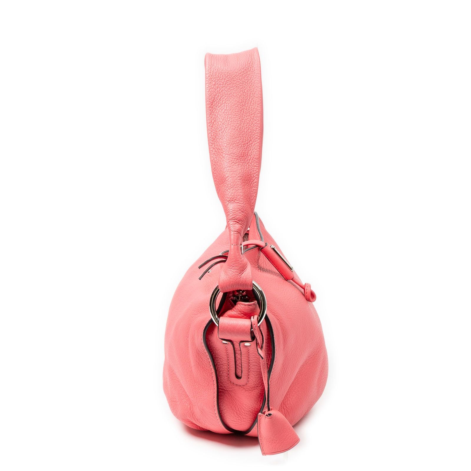Celine Mini Bittersweet Fuchsia Pink Grain Calfskin Leather Shoulder Bag — view 4