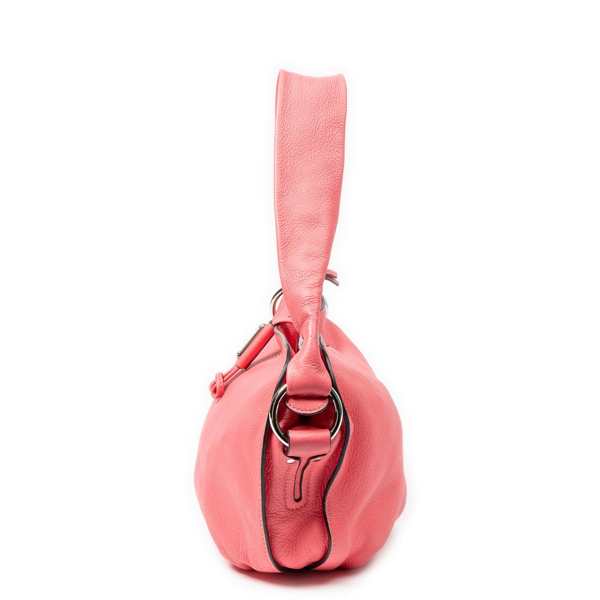 Celine Mini Bittersweet Fuchsia Pink Grain Calfskin Leather Shoulder Bag — view 3
