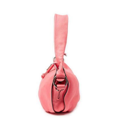Celine Mini Bittersweet Fuchsia Pink Grain Calfskin Leather Shoulder Bag — view 3