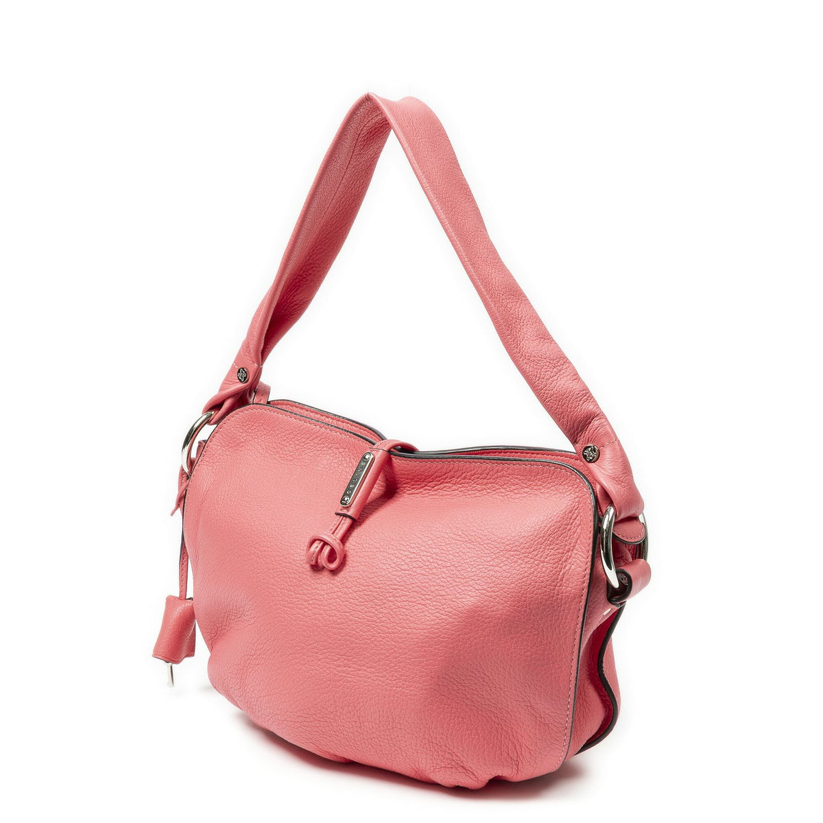 Celine Mini Bittersweet Fuchsia Pink Grain Calfskin Leather Shoulder Bag — view 2