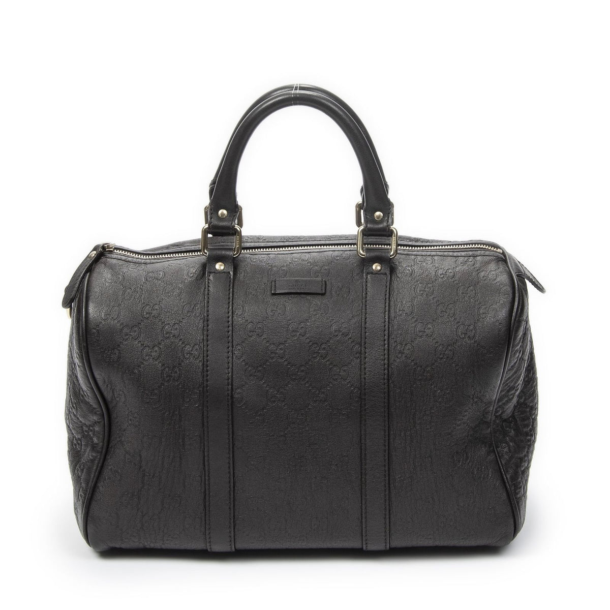 Gucci Medium Boston Dark Brown Guccissima Shoulder Bag