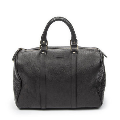 Gucci Medium Boston Dark Brown Guccissima Shoulder Bag