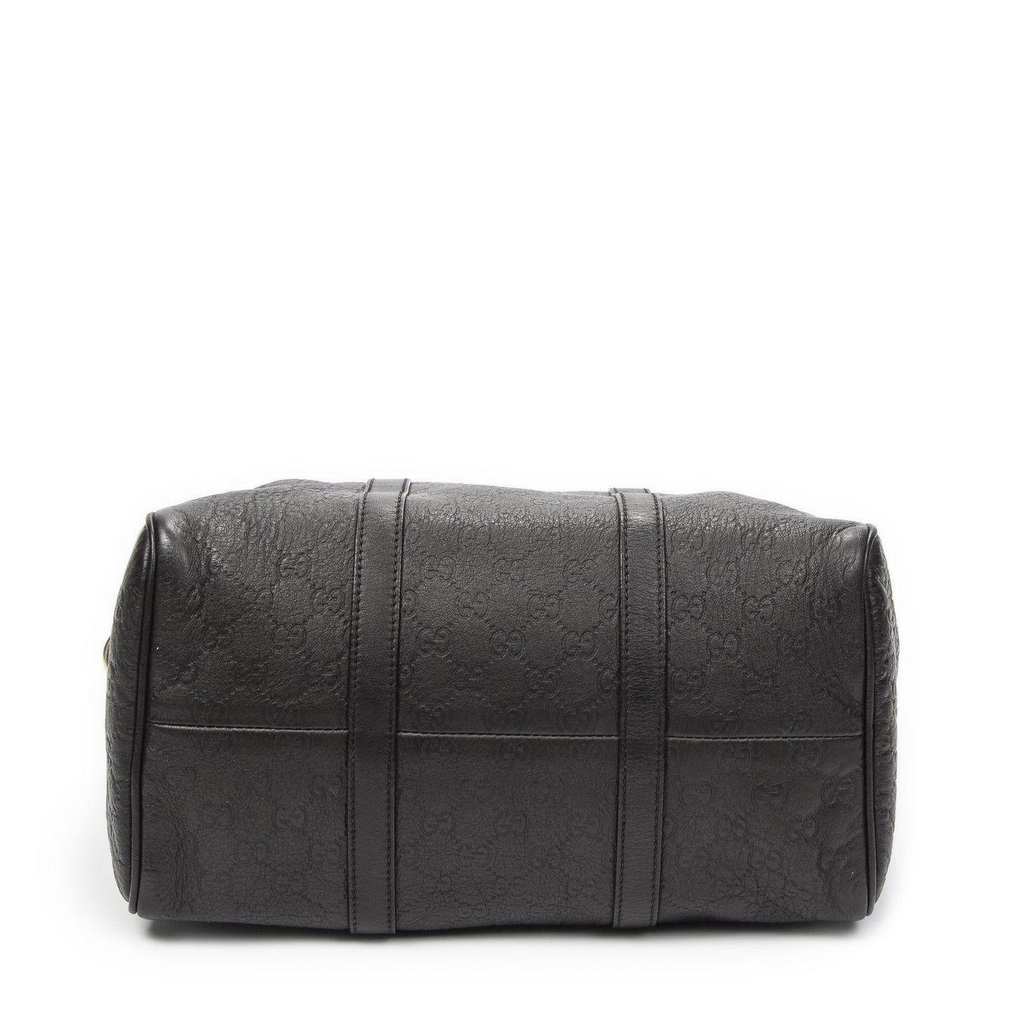 Gucci Medium Boston Dark Brown Guccissima Shoulder Bag — view 6